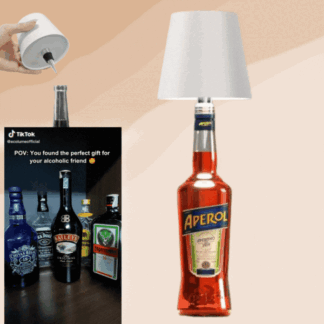 ELEGANTNA BREZŽIČNA SVETLIKA ZA STEKLENICE – GLOWBOTTLE