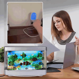 AquaGlow Dekorativni akvarij