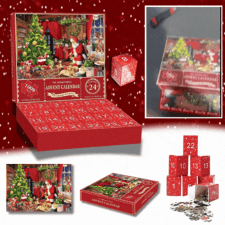 Adventni koledar s sestavljankami (1008 kos)